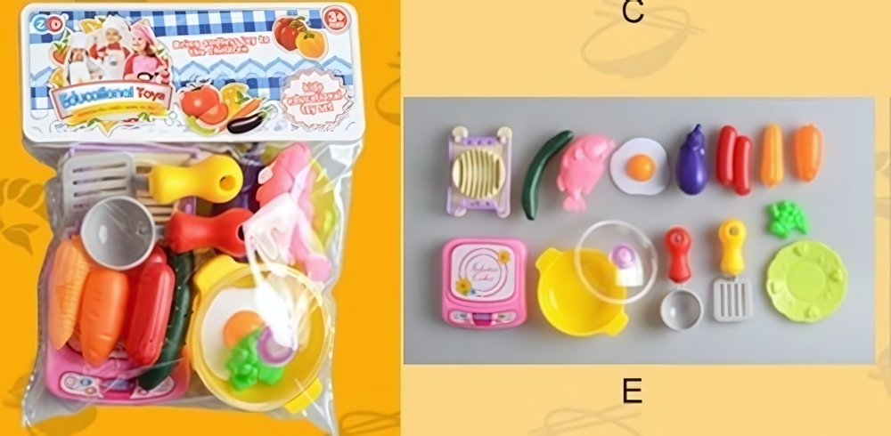 Набор посуды «Кулинар», 15 предметов, 23*18 см, пакет