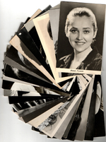 №92 Открытки Артисты и актёры СССР 1960–1970-е г. 25 штук. Чёрно-белые, чистые, без повторов