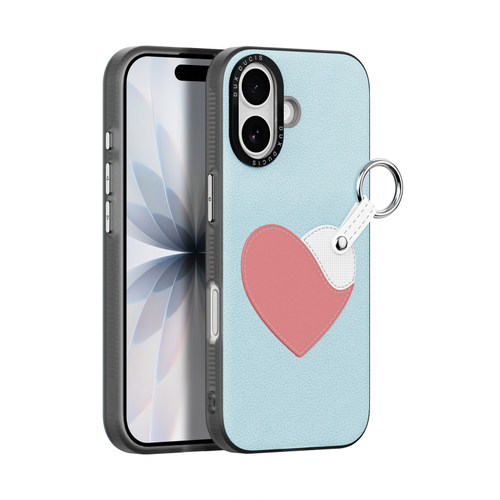 Чехол синего цвета (Love Edition) для iPhone 17, серия Luvy Series Case (со съемным ремешком) от Dux Ducis