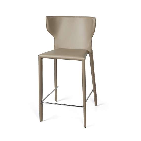 Стул полубарный Austin, кожа нуга