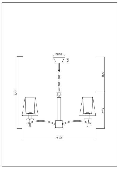 Подвесная люстра Arte Lamp Kensington A4098LM-5CC