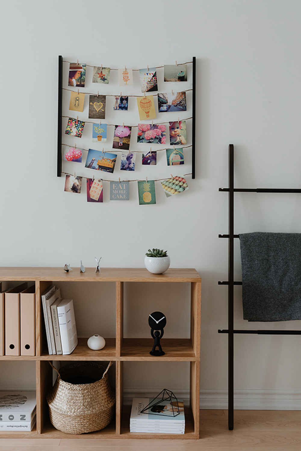 Панно с зажимами для 40 фото Hangit чёрный