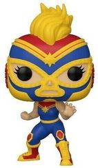 Funko POP Marvel Luchadores Captain Collectable Toy, Multicolour