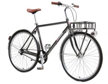 Велосипед Urban Classic M(Al 6061,колесо700с,пер/зад покр35C,3 планетар. скорости, тормаза:U-Brake,зад ножной, ремен. передача,рост до 175см, серый) Forsage-вело FB28005(510)