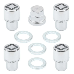 Набор секретных гаек на колесные диски M12x1.25RH 5пр. Forsage F-643305