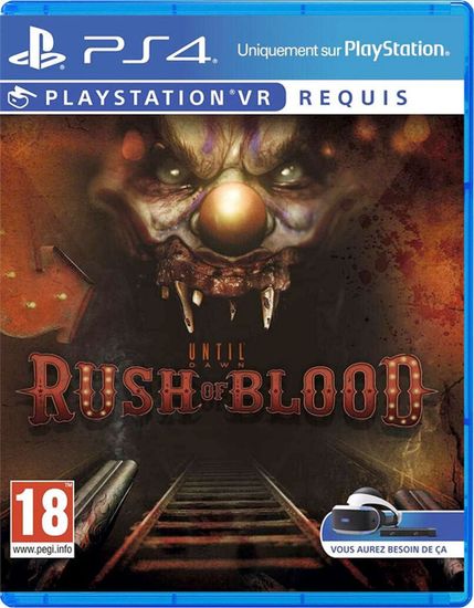 PS4 Until Dawn: Rush of Blood (только для PS VR) ( Б/У, Полностью на русском языке, CUSA-02350)