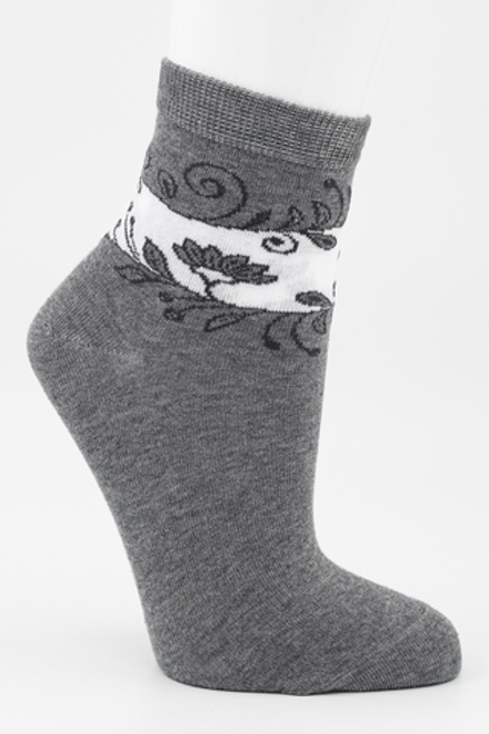 С473 Темно-серый меланж носки женские
