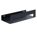 Полка настенная Line 25см (черный)