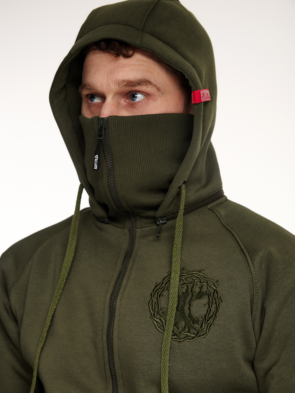 Худи Варгградъ мужской Хаки "Скаут" с начёсом