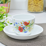 Чайная пара 250мл форма Кирмаш Летний луг