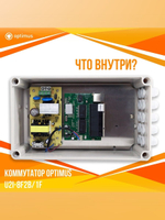 Коммутатор Optimus U2I-8F2b/1F