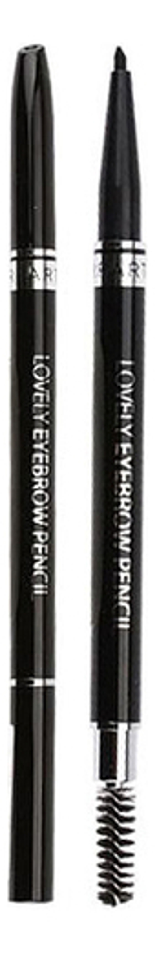 TONYMOLY Карандаш для бровей - LOVELY EYEBROW PENCIL 5-5 BLACK BROWN 0.1г
