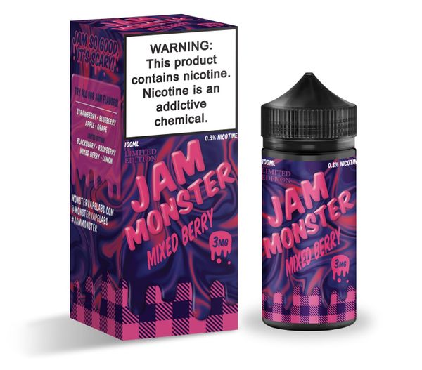 Купить Жидкость JAM MONSTER Original - Mixed Berry (100ml)