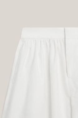 Massimo Dutti Плиссированные брюки-кюлоты - Limited Edition, экрю