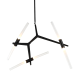 Ceiling design lamp  AGNES by Roll & Hill (6 lampshades,  Black)