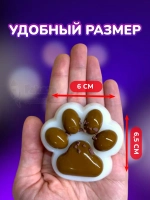 Антистресс игрушка Таба сквиш лапка печенье супер липкая
