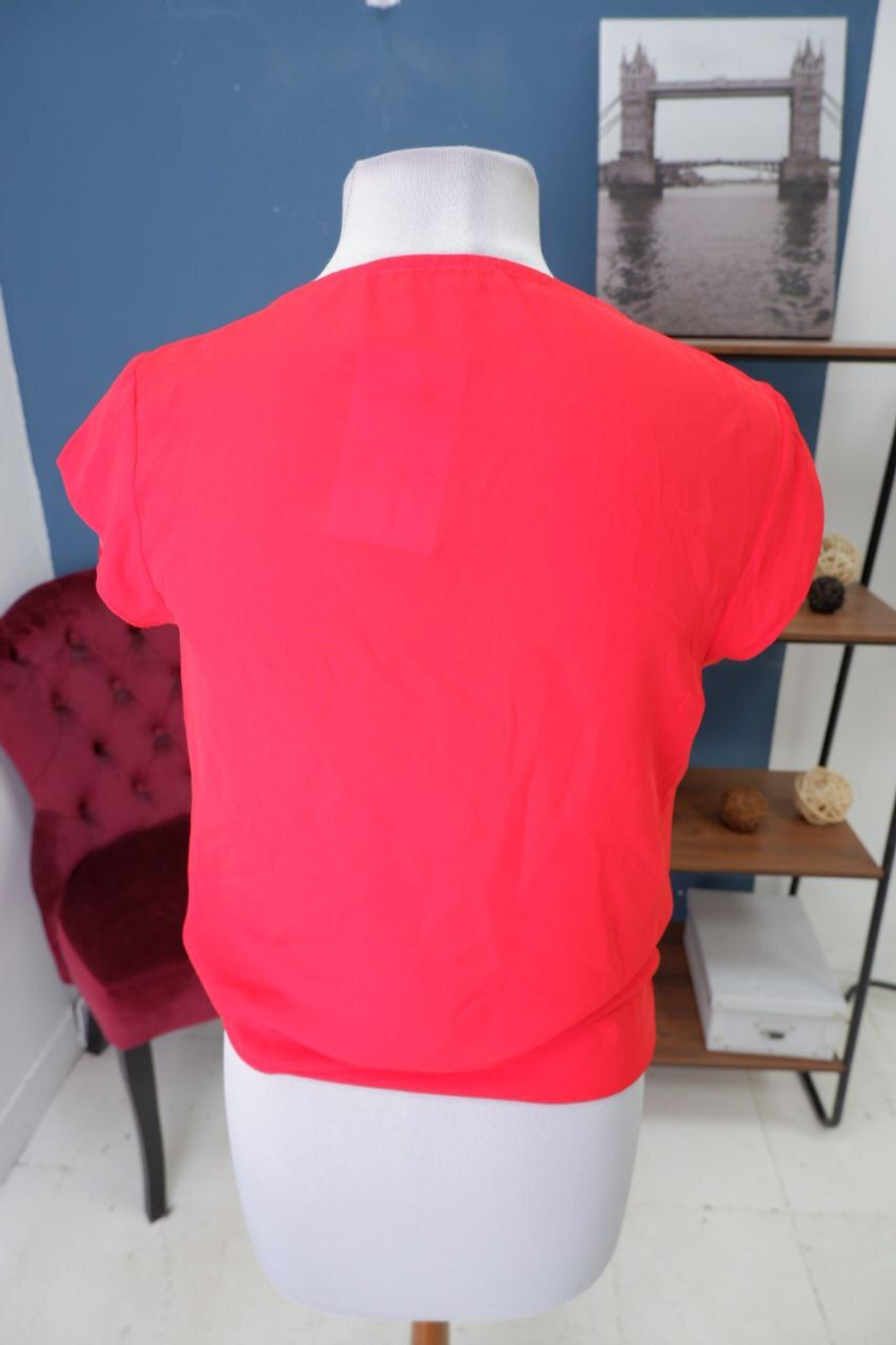 Блузка Oasis с принтом 44 размер