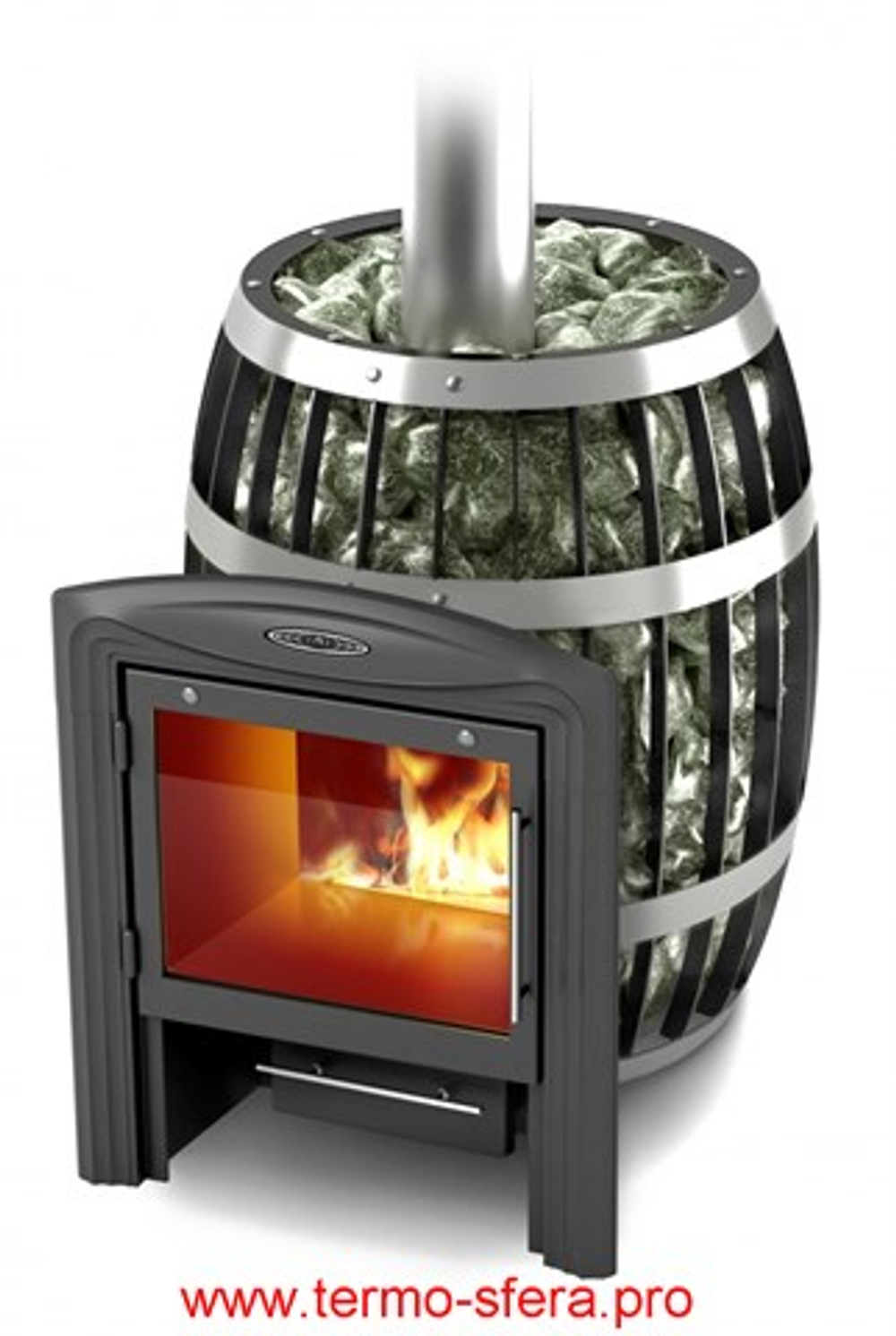 Печь для бани ТМФ Саяны Супер Inox Витра