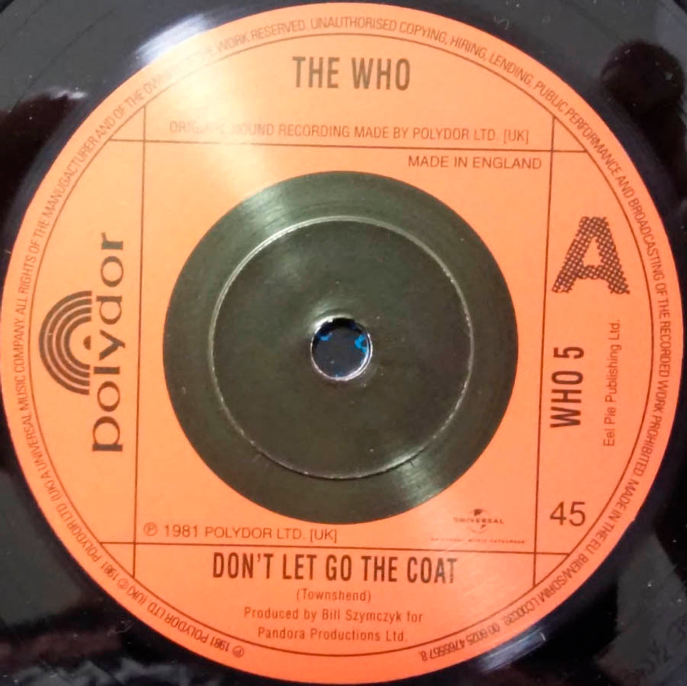 The Who / The Polydor Singles 1975-2015 (14x7" Vinyl Single + 7" Vinyl Single EP)