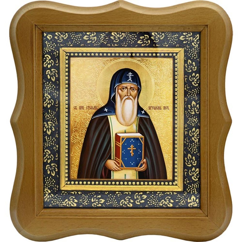 Стефан Печерский Владимиро-Волынский Преподобный. Икона на холсте.