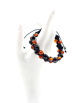 Браслет женский на руку. Янтарь натуральный формованный