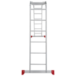 ЛЕСТНИЦА-ТРАНСФОРМЕР НОВАЯ ВЫСОТА 4Х6 АЛЮМИНИЕВАЯ ПРОФЕССИОНАЛЬНАЯ NV 3320