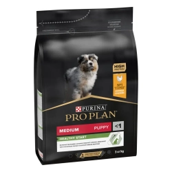Pro plan opti start medium сухой корм для щенков средних пород с курицей - 3 кг