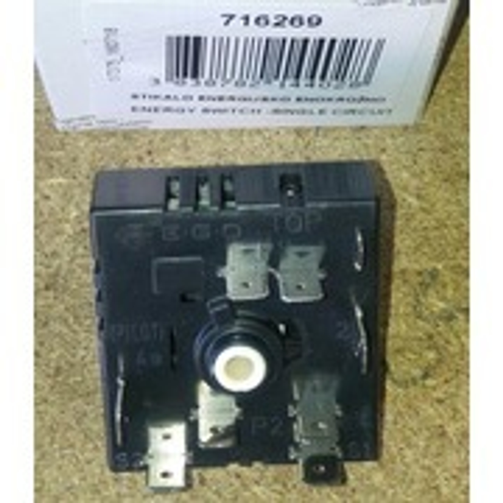 Регулятор мощности однозонной стеклокерамической конфорки плиты GORENJE 716269 зам. 88512, 379209, 365756, 373176, 156003, 599596