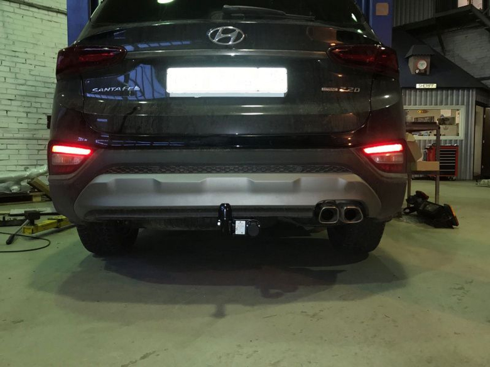 Фаркоп Sheriff для Hyundai Santa Fe IV (TM) 2018- (паспорт и сертификат в комплекте)(без электрики)арт.3877.12