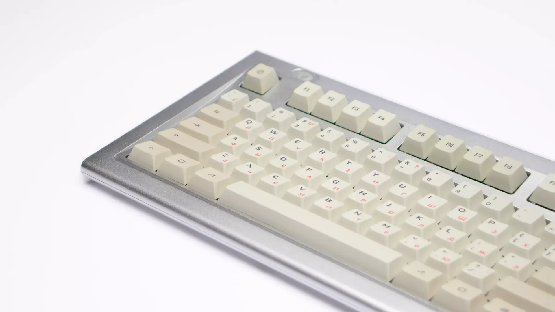 Vortex Model M Custom Retro Silver Geekboards