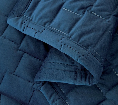 Покрывало SPIRIT INDIGO 240х260 бархат Blanc des Vosges 240x260 Синий