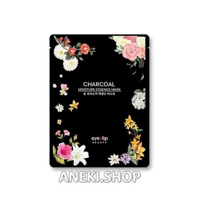 Маска на тканевой основе с углем 25 мл Eyenlip Beauty Charcoal Moisture Essence Mask