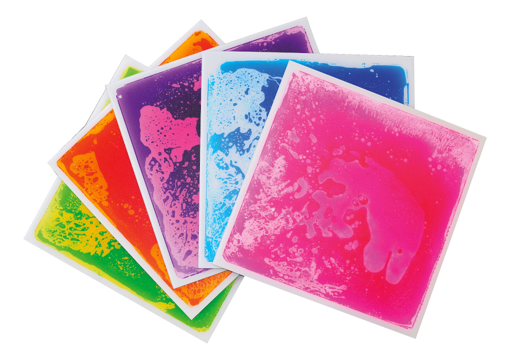 Комплект матов с цветным гелем, 6 штук