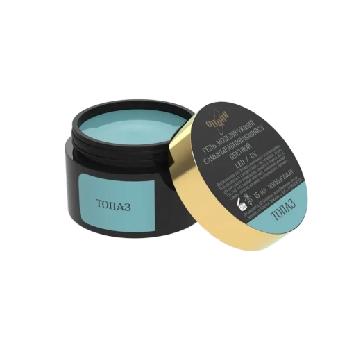 Гель моделирующий самовыравнивающийся цветной Топаз 15мл