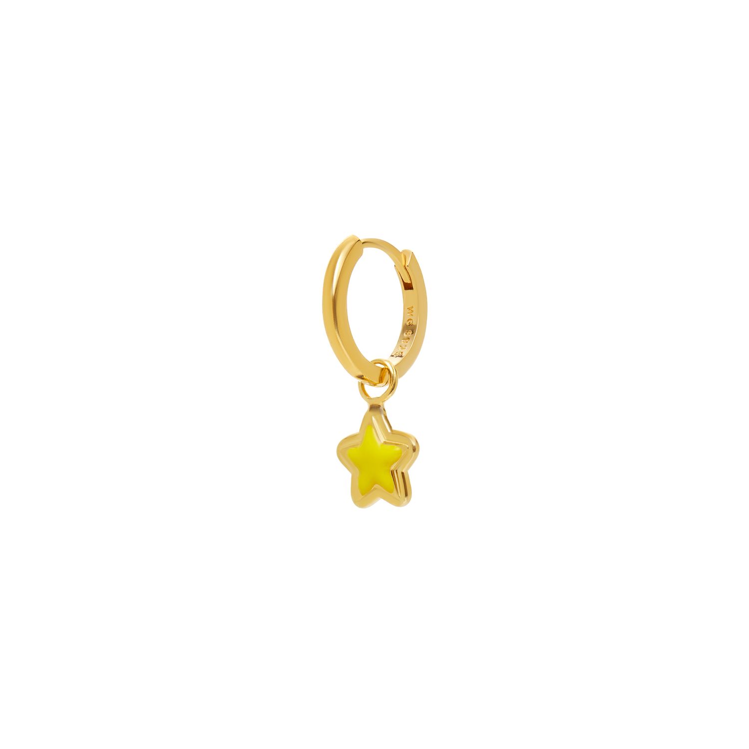 Серьга Stardust Hoop Earring – Yellow
