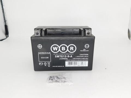 Аккумулятор SMTG12-9-A WBR гелевый YTX9-BS 150х86х108 9 а/ч