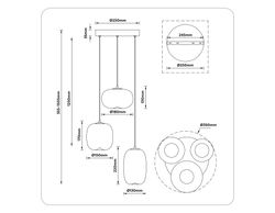 Ambrella Подвесной светодиодный светильник Modern LH11096