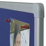 Доска с текстильным покрытием 60x90 см, алюминиевая рамка, OFFICE, "2х3" (Польша), TTA96