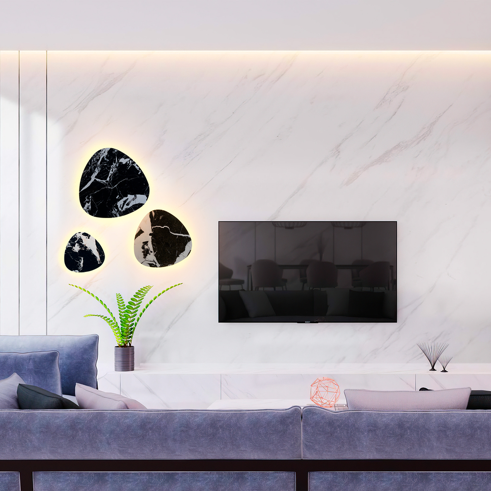 Настенный светодиодный светильник Crystal Lux BILBAO AP10W LED D300 BLACK