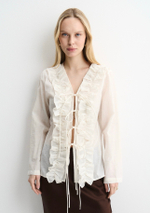 Блуза Pillow айвори