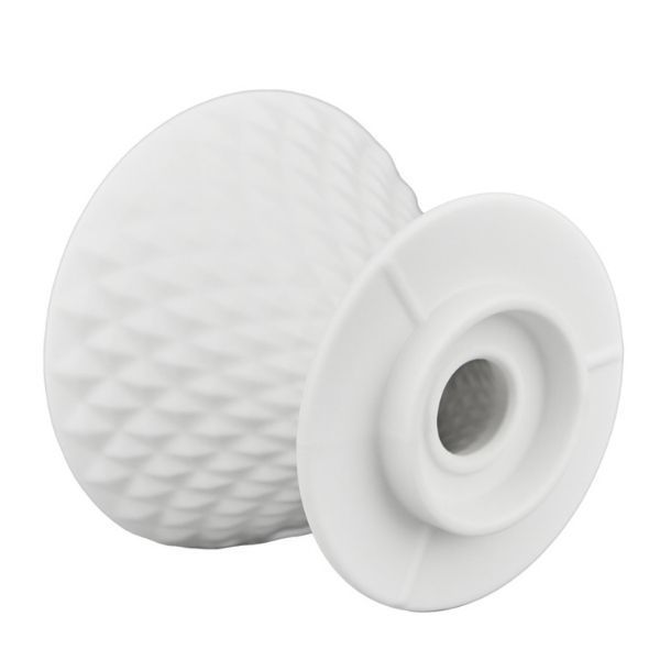 Воронка-дриппер для кофе YAMI Diamond Coffee Dripper V02, белая, на 2-4 чашки