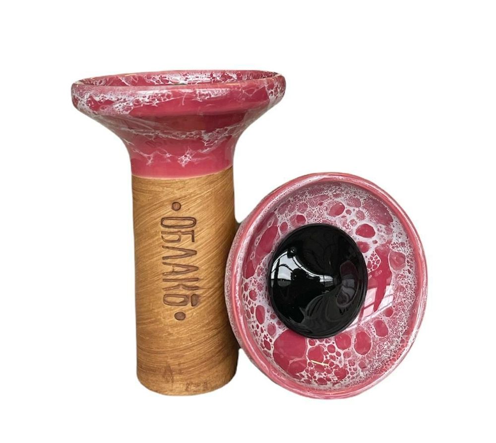 Cybuch Oblako Flow - Black on Crimson Marble