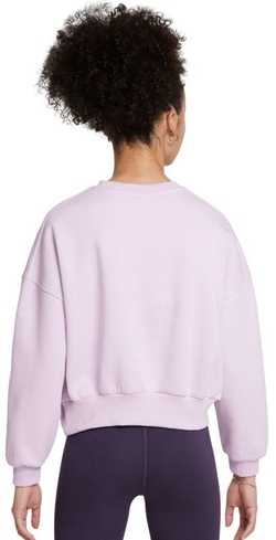 Детская теннисная куртка Nike Girls Sportswear Club Fleece - doll/white
