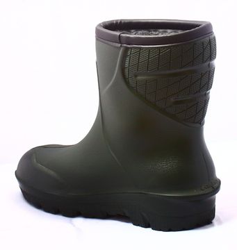 Полиуретановые сапоги Polyver Low укороченные зеленые