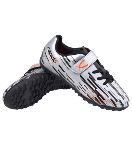 Бутсы многошиповые Rapido TF Silver/black, детский