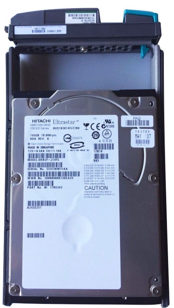 Жесткий диск Hitachi 146GB 10k FC 4/2Gbit DF-F700-AGF146