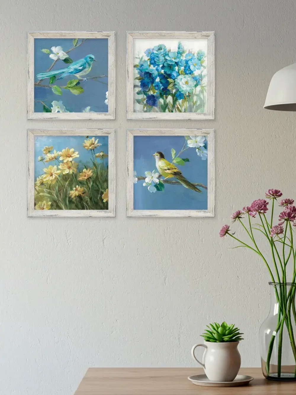 Картины на стену интерьерные на холсте 4 шт