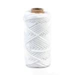 ШНУР СТРОЙБАТ ХОЗ.БЫТ С СЕРДЕЧ.  3,0 ММ (БЕЛЫЙ 30 М)