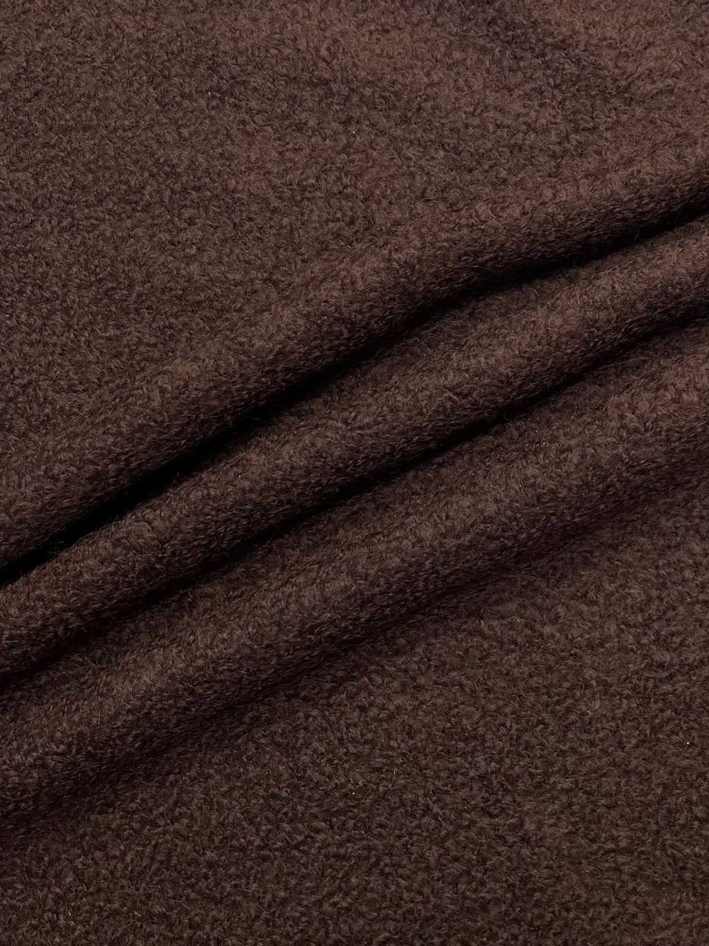 Трикотаж букле Moessmer шоколадный