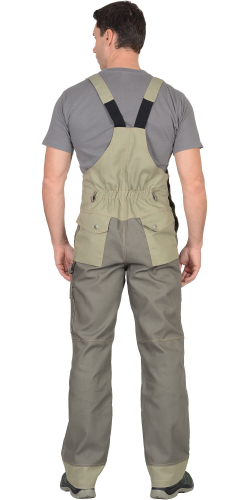 Костюм Nerss-Вест-Ворк куртка дл, п/к т.оливковый со св.оливковым пл 275 г/кв.м